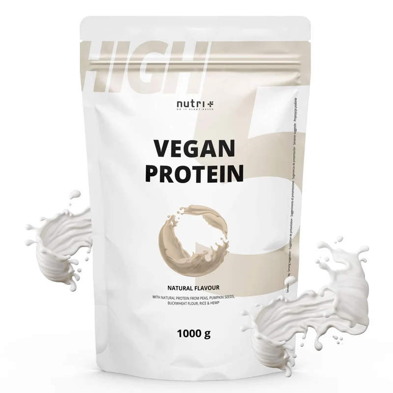 Vegan High 5 Protein ohne Soja 1000g Beutel von Nutri-Plus