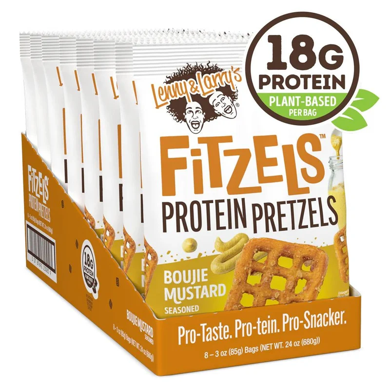 Fitzels Protein Brezeln 8 x 85g Beutel von Lenny & Larry