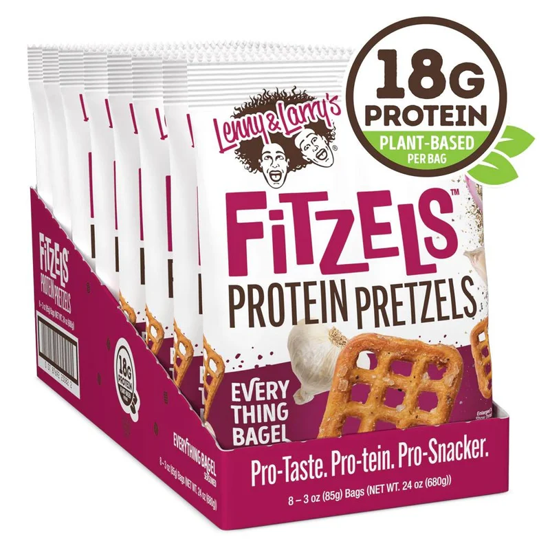 Fitzels Protein Brezeln 8 x 85g Beutel von Lenny & Larry