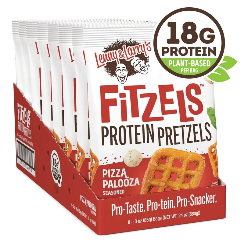 Fitzels Protein Brezeln 8 x 85g Beutel von Lenny & Larry