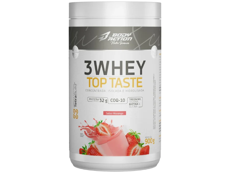 WHEY 3W TOP TASTE POTE 900G - BODYACTION