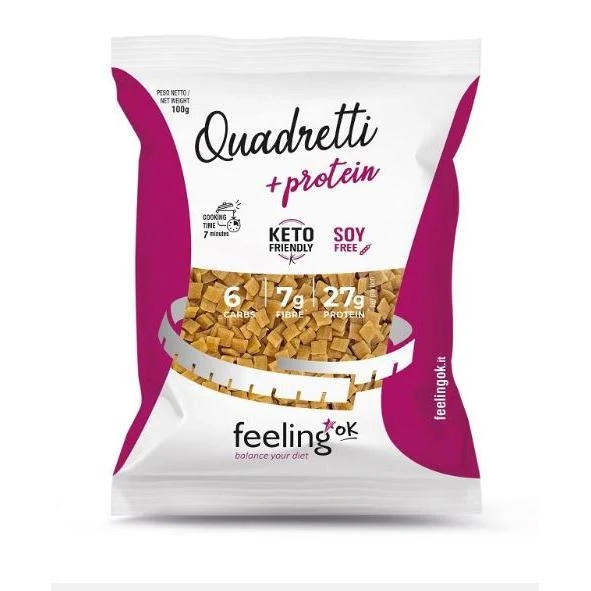 Quadretti + Protein 100g Beutel von Feeling OK