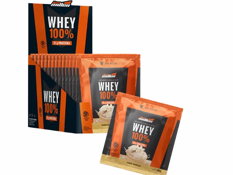 WHEY 100% 15X30G - NEW MILLEN