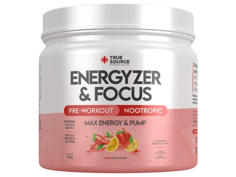 PRE TREINO ENERGYZER E FOCUS 360G - TRUE SOURCE