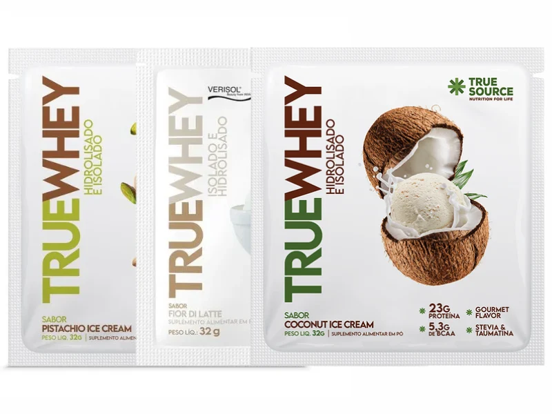 WHEY PROTEIN 2W C/ 10UN 32G - TRUE SOURCE