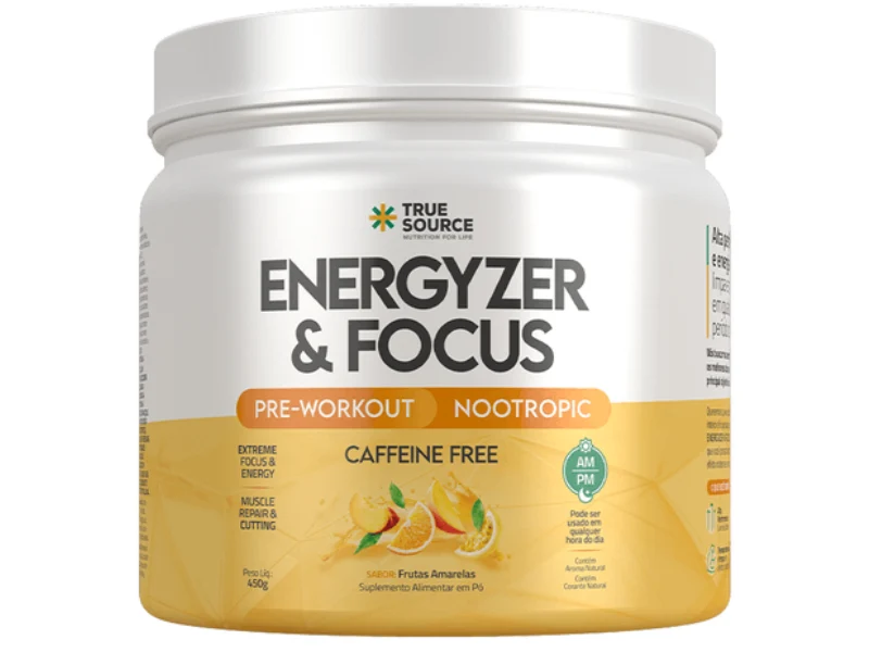 PRE TREINO ENERGYZER E FOCUS 450G - TRUE SOURCE