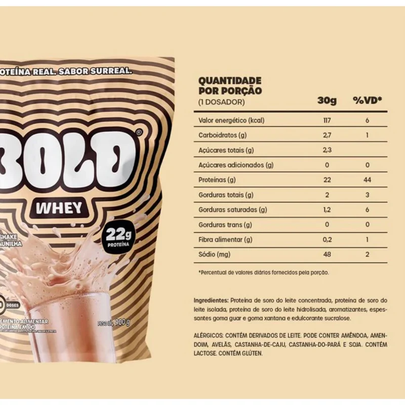 WHEY 3W REFIL 900G - BOLD
