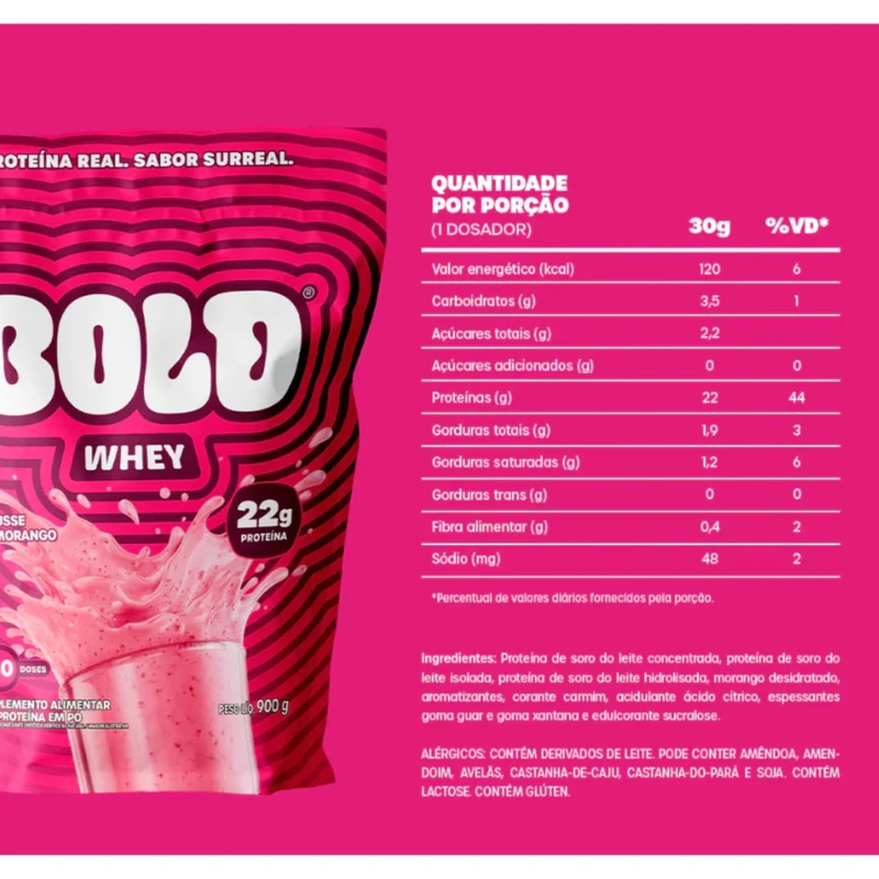 WHEY 3W REFIL 900G - BOLD