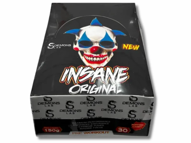 PRE TREINO INSANE ORIGINAL CAIXA C/ 30UN 5G - DEMONS LAB