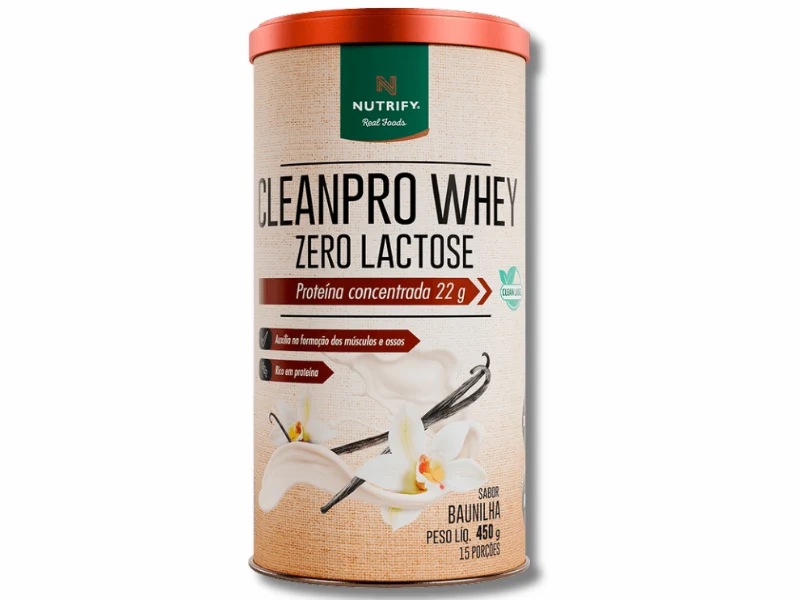 CLEANPRO WHEY ZERO LACTOSE 450G - NUTRIFY