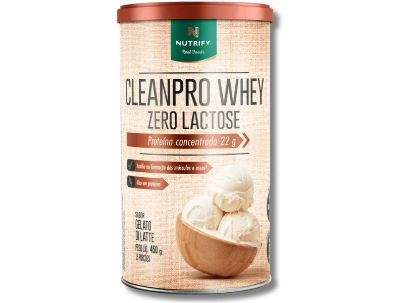 CLEANPRO WHEY ZERO LACTOSE 450G - NUTRIFY