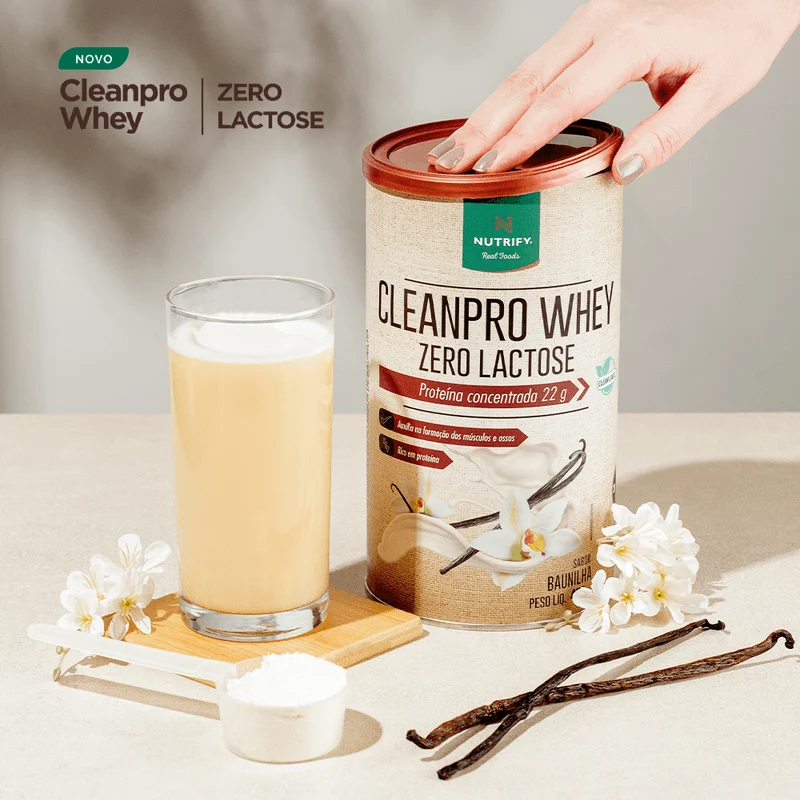 CLEANPRO WHEY ZERO LACTOSE 450G - NUTRIFY