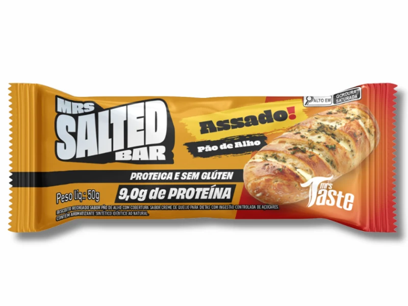 TASTE COOKIES BAR SALTED 12UN 50G - MRS TASTE