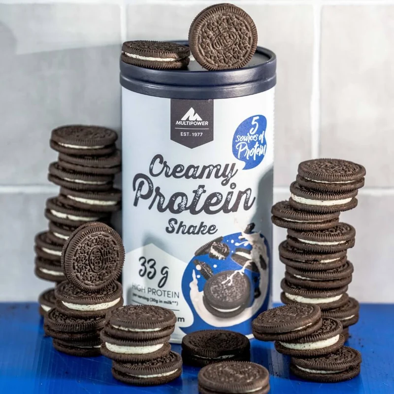 28 Portionen (á 30g) Creamy Cookies & Cream Proteinpulver | 840g