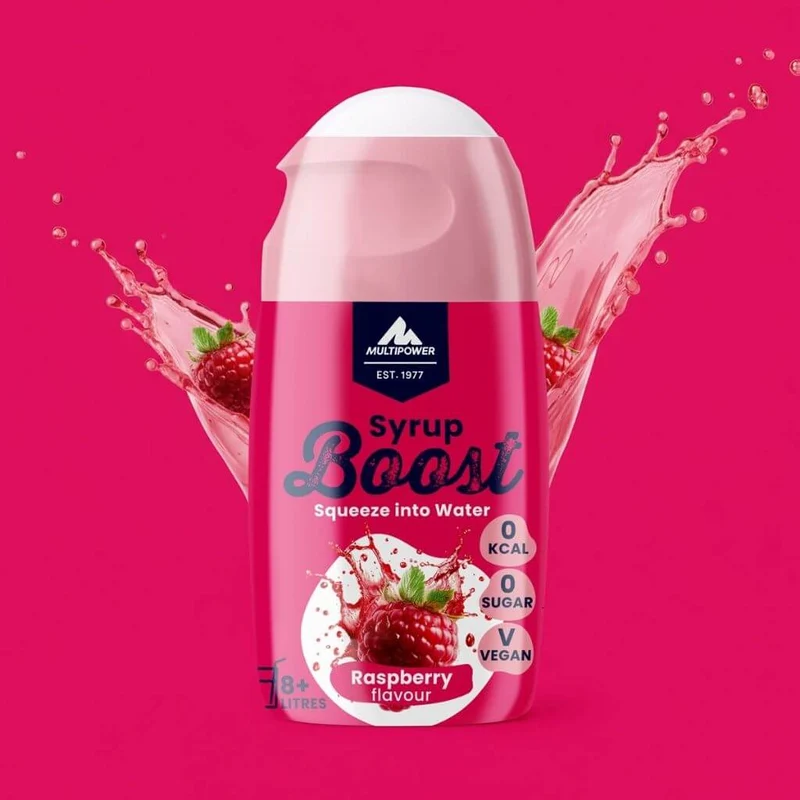 Himbeer Getränkesirup ohne Zucker | Syrup Boost Probierpaket (4x65ml)