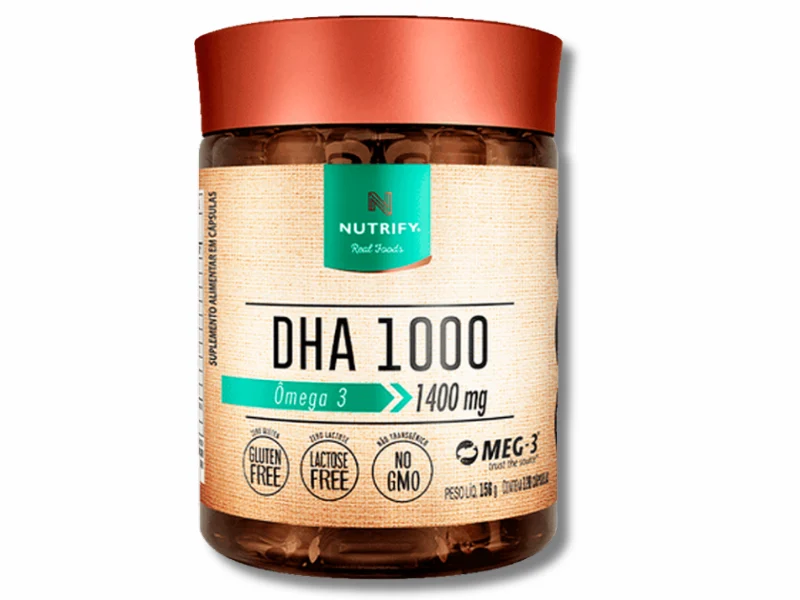 DHA 1000 120 CAPSULAS - NUTRIFY