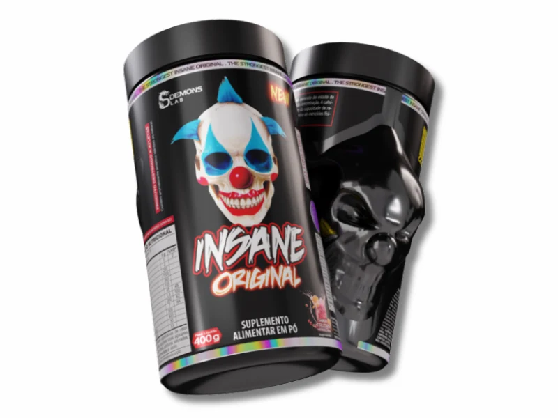 PRE TREINO INSANE ORIGINAL FRUIT PUNCH 400G - DEMONS LAB