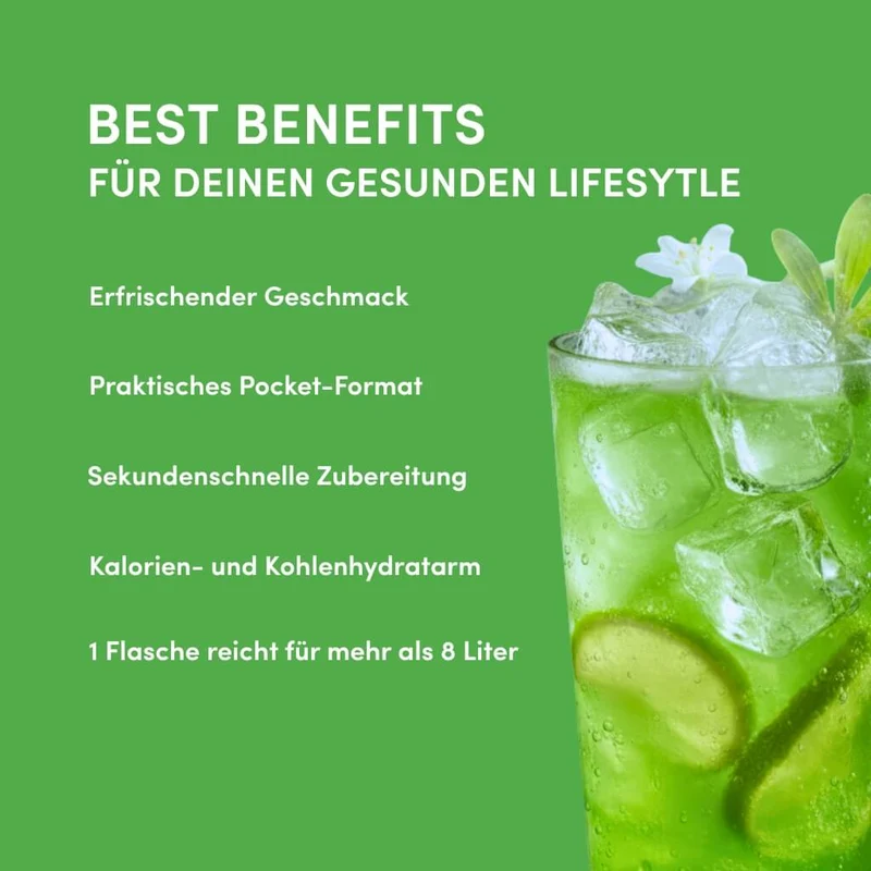Syrup Boost Waldmeister 10er Set | Getränkesirup ohne Zucker
