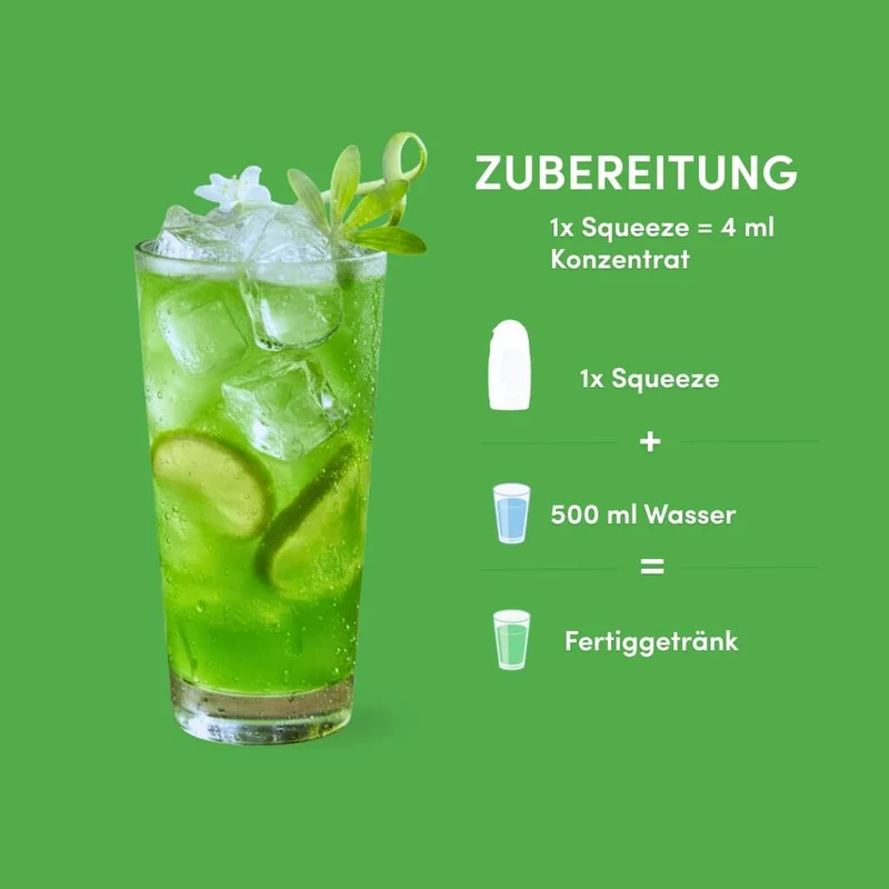 Syrup Boost Waldmeister 10er Set | Getränkesirup ohne Zucker