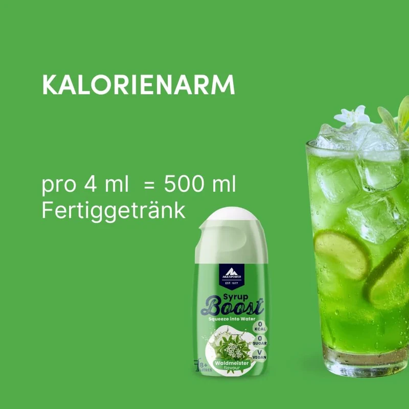 Syrup Boost Waldmeister 10er Set | Getränkesirup ohne Zucker