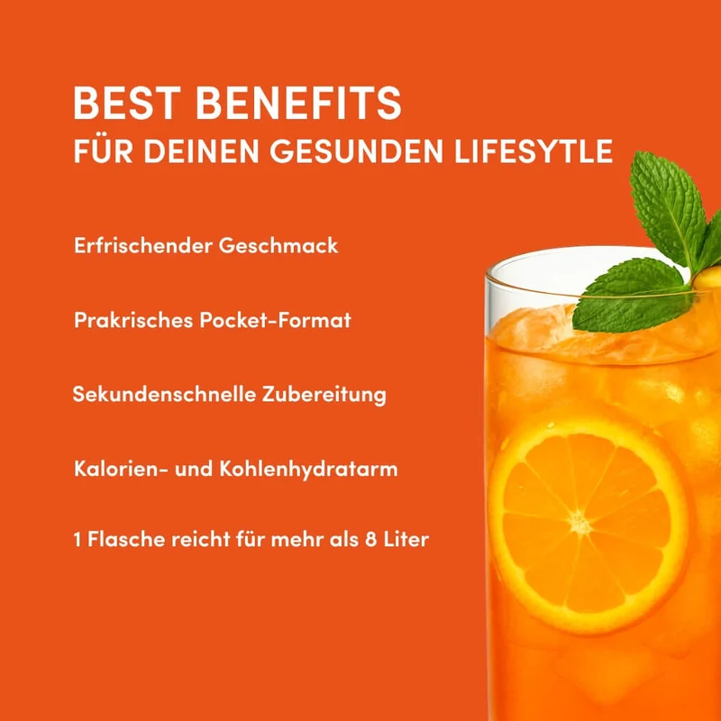 Syrup Boost Orange Spritz 10er Set | Getränkesirup ohne Zucker