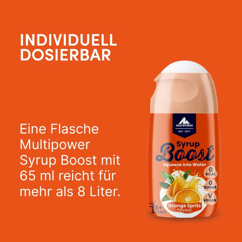 Syrup Boost Orange Spritz 10er Set | Getränkesirup ohne Zucker