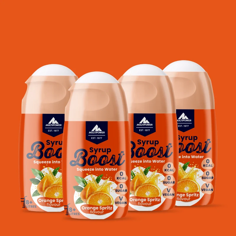Orange Spritz Getränkesirup ohne Zucker | Syrup Boost Probierpaket (4x65ml)