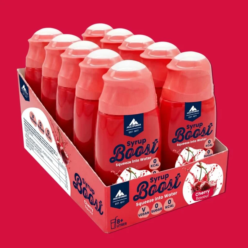 Syrup Boost Kirsche 10er Set | Getränkesirup ohne Zucker