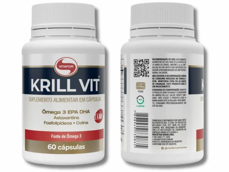 KRILL VIT 60 CAPSULAS 500MG - VITAFOR