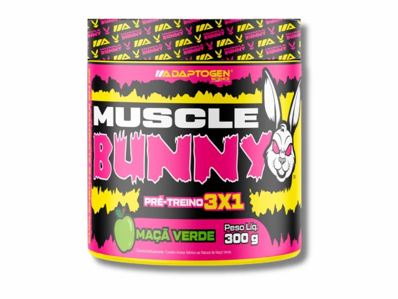 PRE TREINO MUSCLE BUNNY 300G - ADAPTOGEN