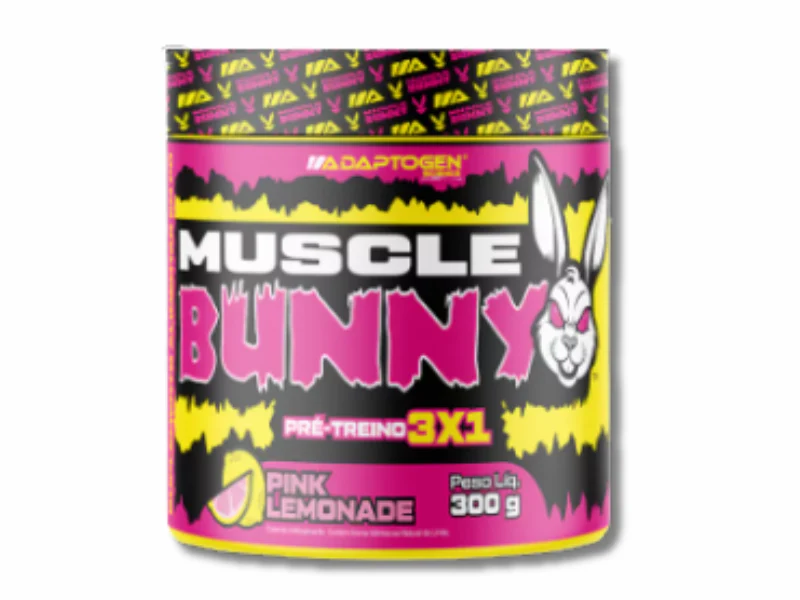 PRE TREINO MUSCLE BUNNY 300G - ADAPTOGEN
