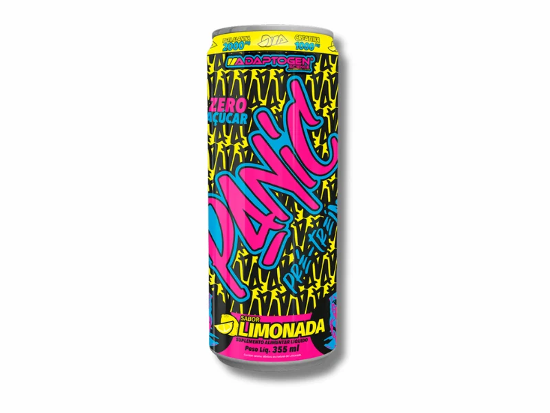 PRE TREINO PANIC ENERGY 355ML - ADAPTOGEN