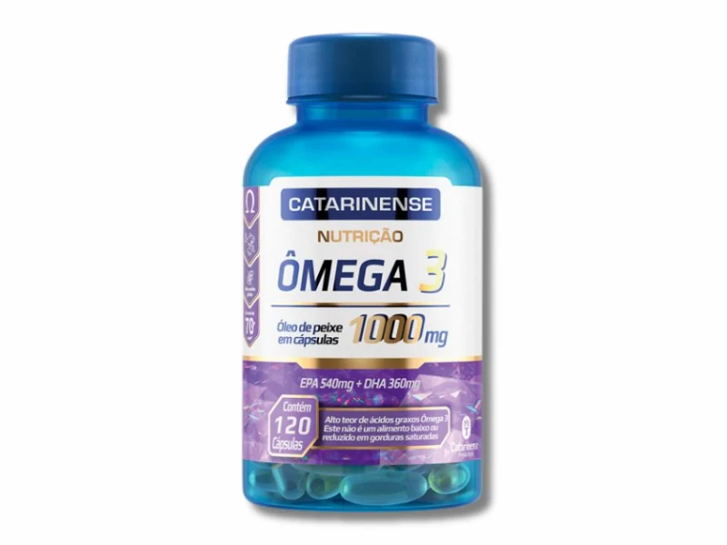 OMEGA 3 1000MG 120CAPS - CATARINENSE NUTRICAO