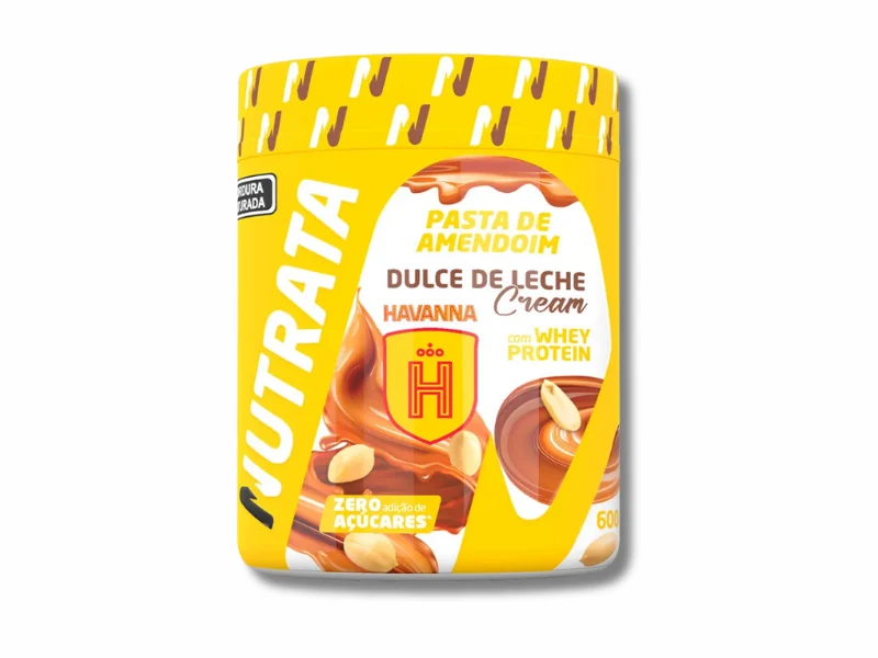 PASTA AMENDO WHEY DULCE DE LECHE HAVANNA - 600G NUTRATA