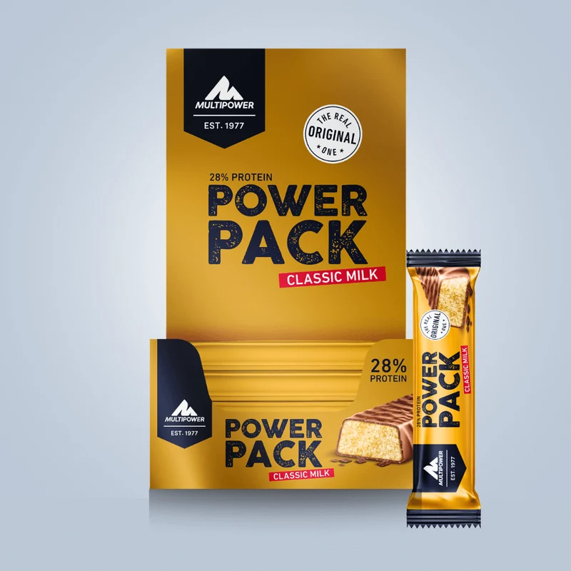 Karton Power Pack CLASSIC MILK Proteinriegel (24x35g)