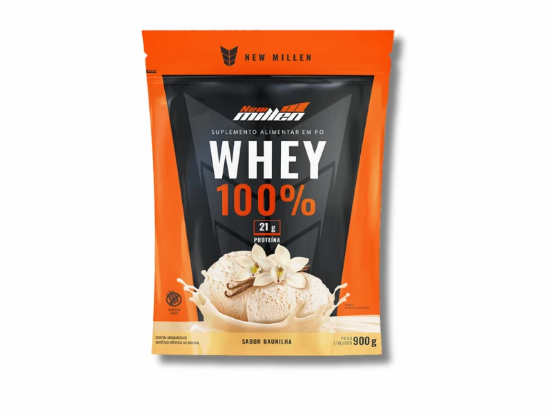 WHEY 100% REFIL 900G - NEW MILLEN