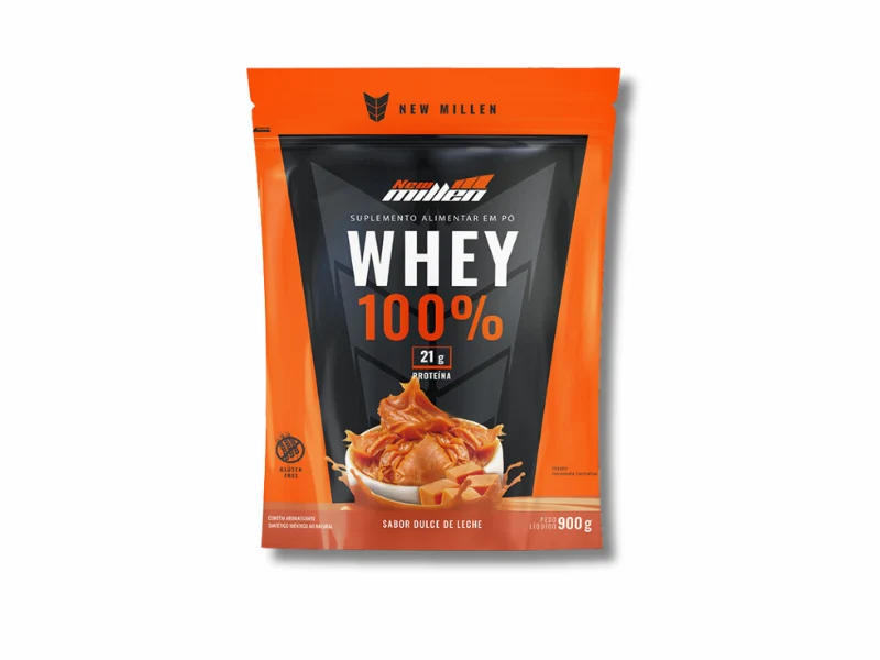 WHEY 100% REFIL 900G - NEW MILLEN