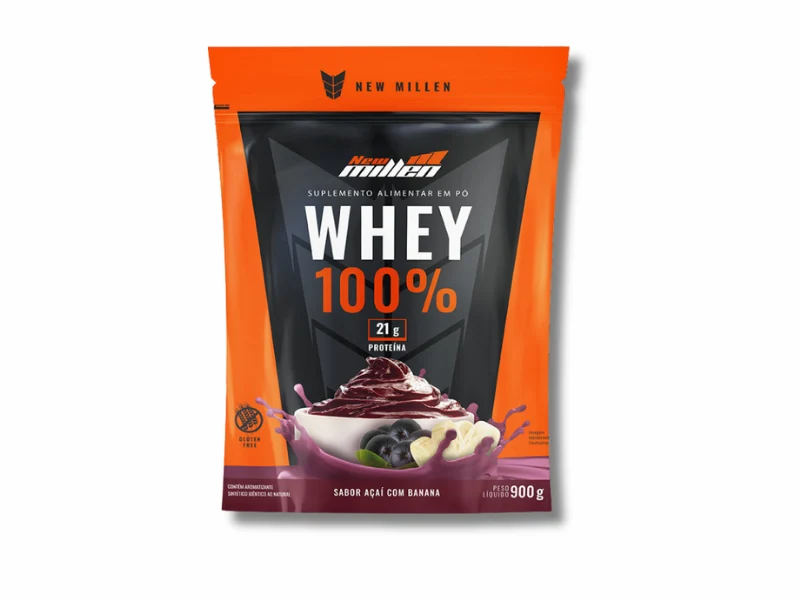 WHEY 100% REFIL 900G - NEW MILLEN