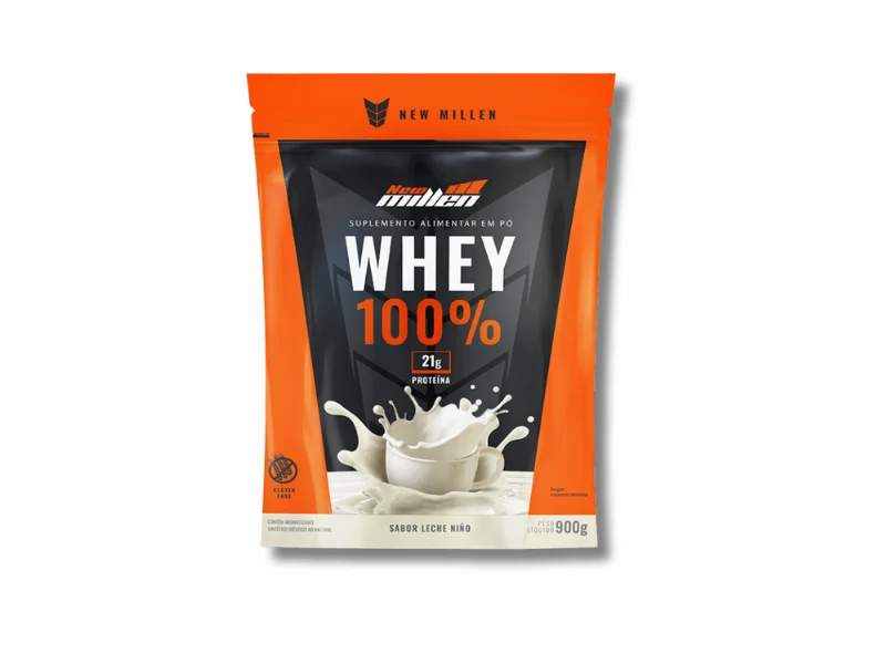 WHEY 100% REFIL 900G - NEW MILLEN