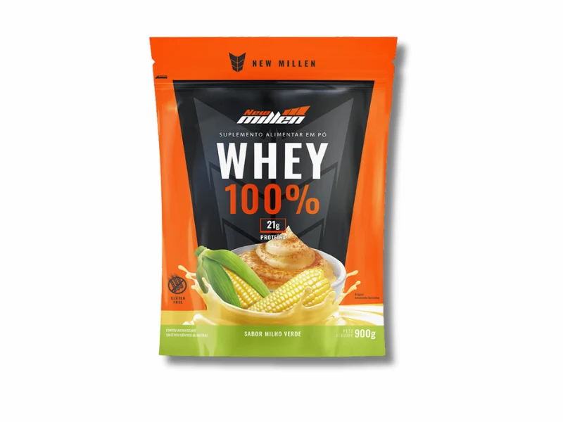 WHEY 100% REFIL 900G - NEW MILLEN