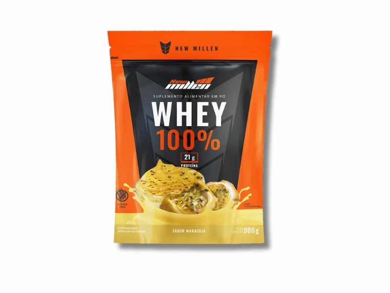 WHEY 100% REFIL 900G - NEW MILLEN
