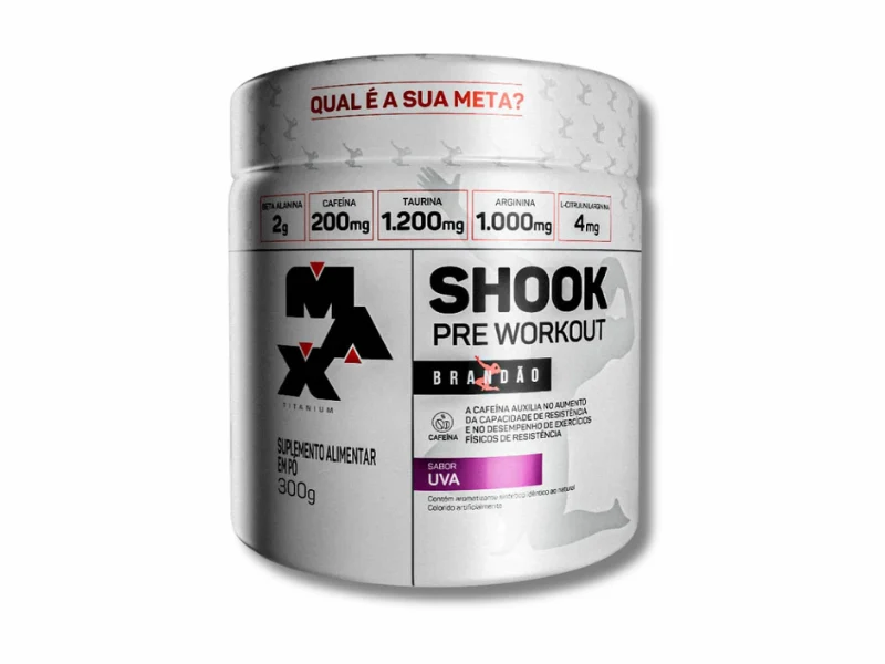 PRE TREINO SHOOK RAFAEL BRANDÃO 300G - MAX TITANIUM