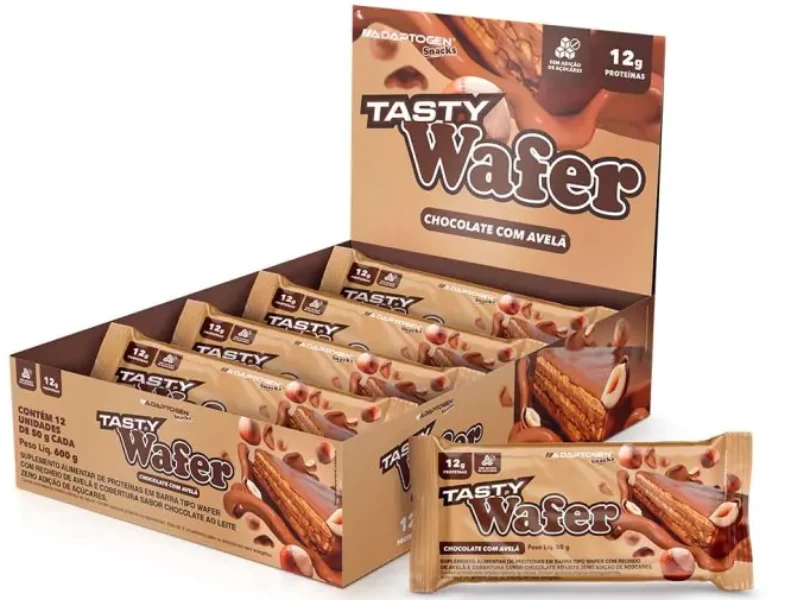 TASTY WAFER 12UN 50G - ADAPTOGEN