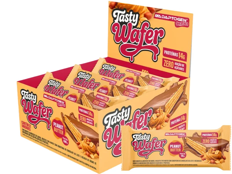 TASTY WAFER 12UN 50G - ADAPTOGEN