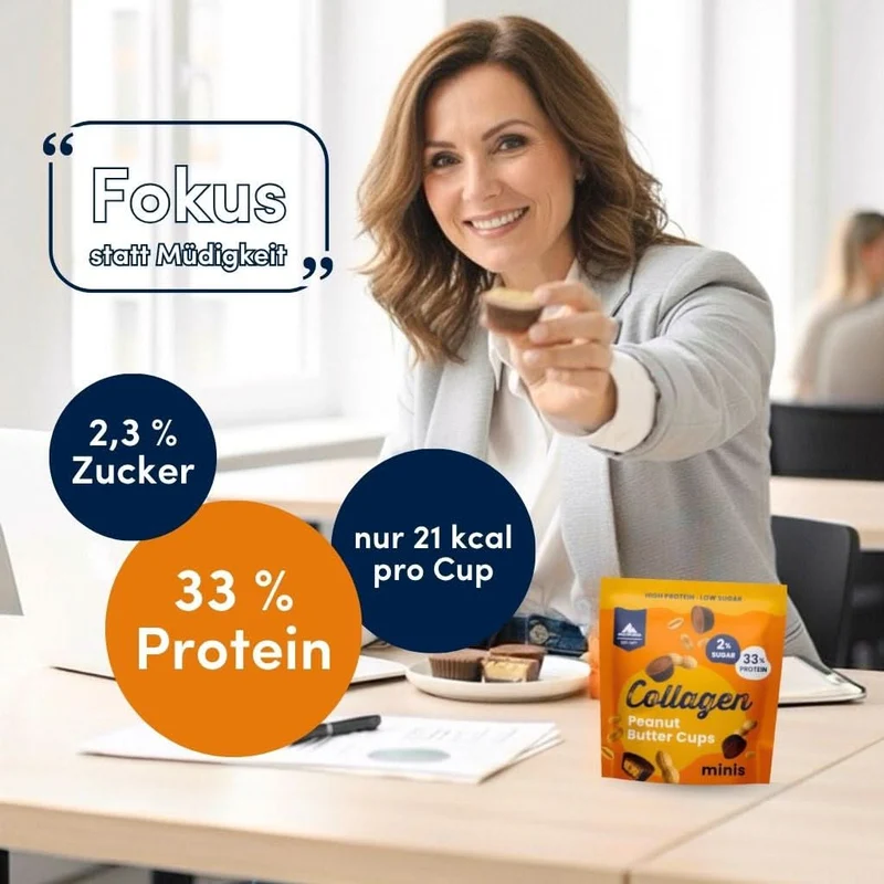 Collagen Butter Cups - 1x 70g | Peanut (Artikel mit verkürzter Haltbarkeit)