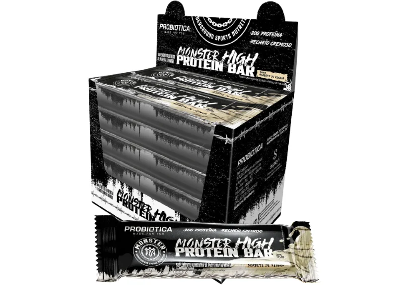 MONSTER HIGH PROTEIN BAR 8UN 63G - PROBIÓTICA