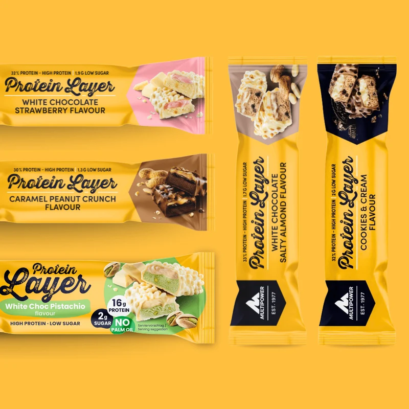 Protein Layer Probierset | 5 Proteinriegel für deinen aktiven Lifestyle