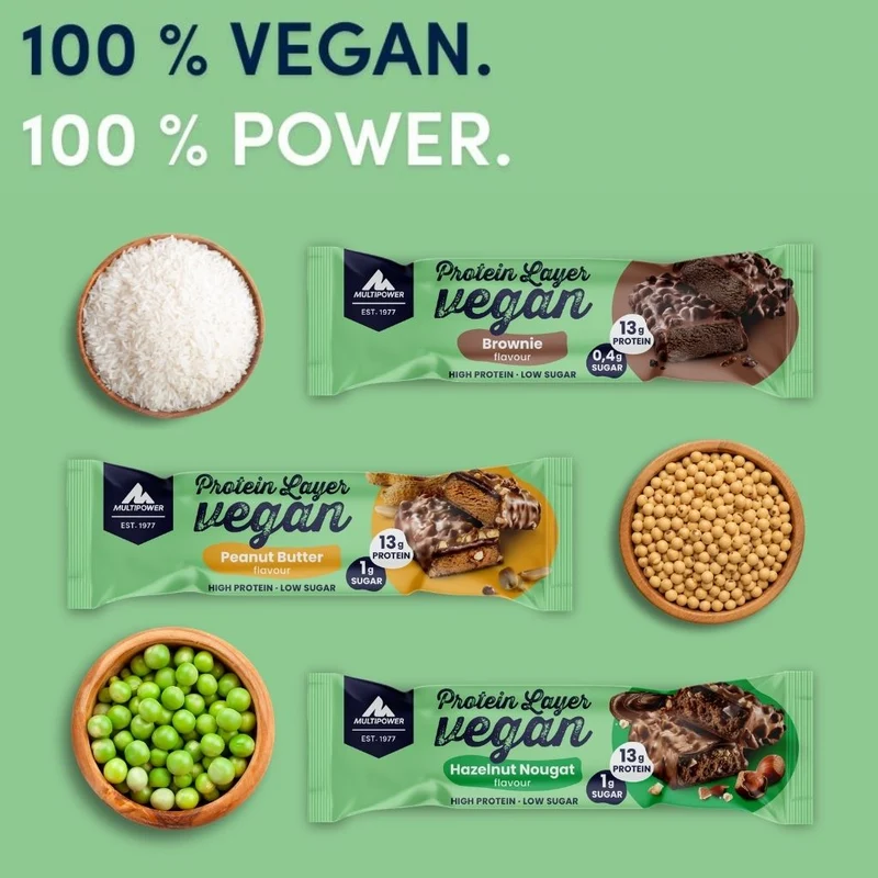 Vegan Protein Layer Peanut Butter 55g | 13g Protein