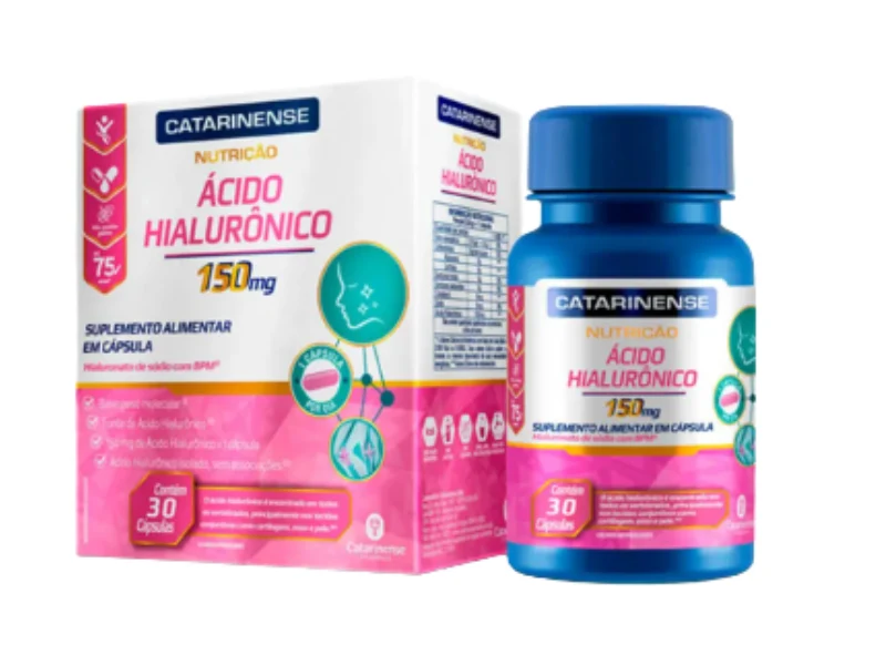 ACIDO HIALURONICO 150MG 30CAPS - CATARINENSE