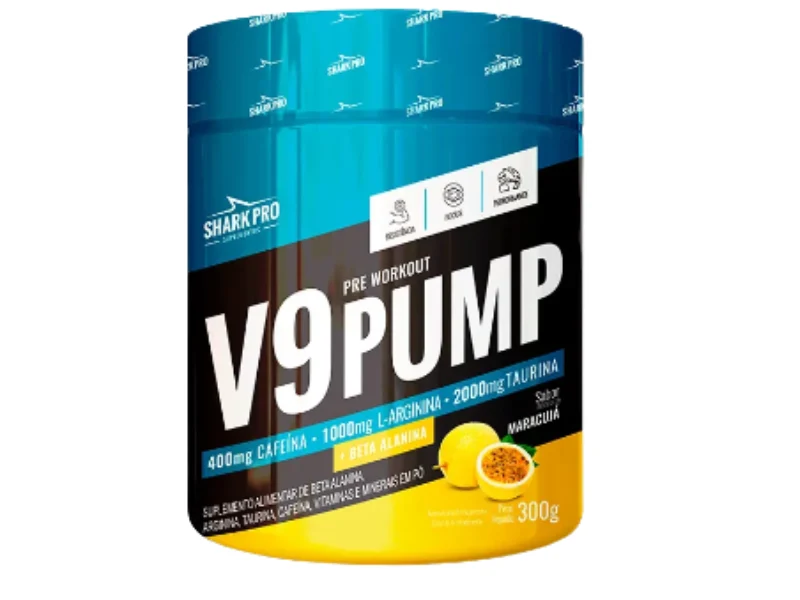 PRE-TREINO V9 PUMP 300G - SHARK PRO
